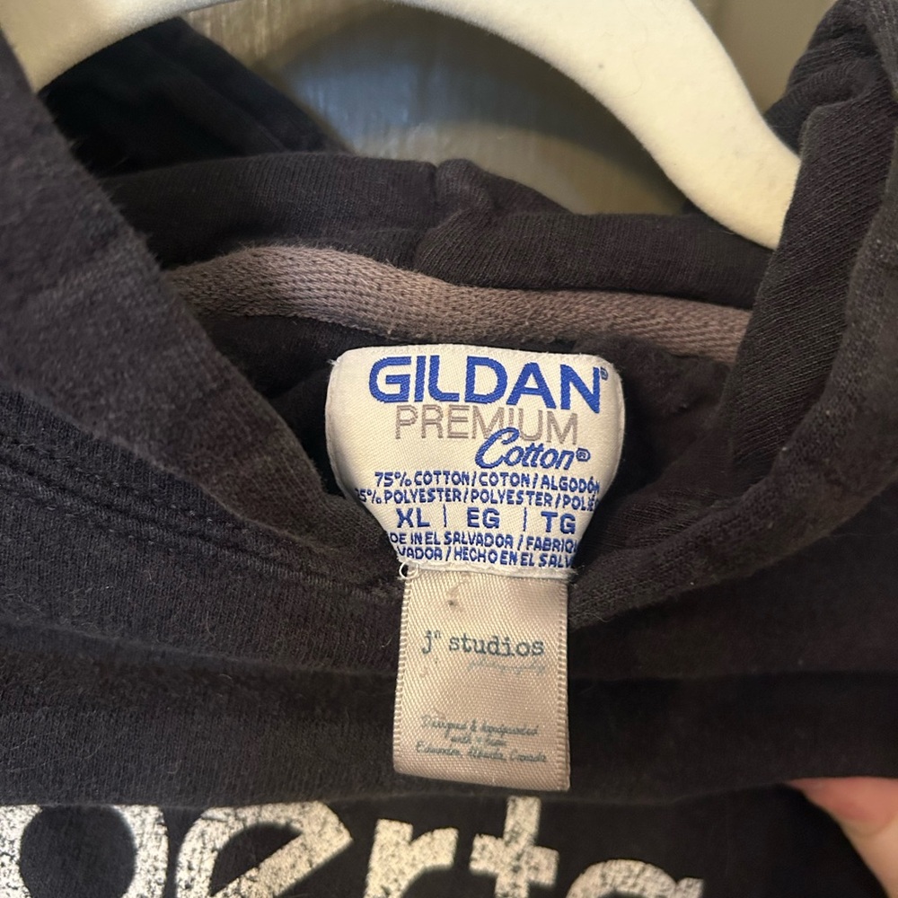 Gildan Black Alberta Hoodie - Picture 3 of 3